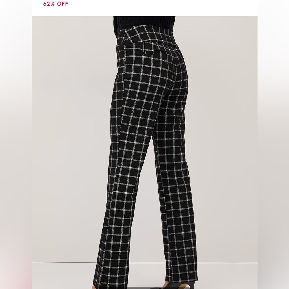 NWT NY&Co Pull-On Mid-Rise Bootcut Ponte Pant - Superflex - Picture 4 of 4